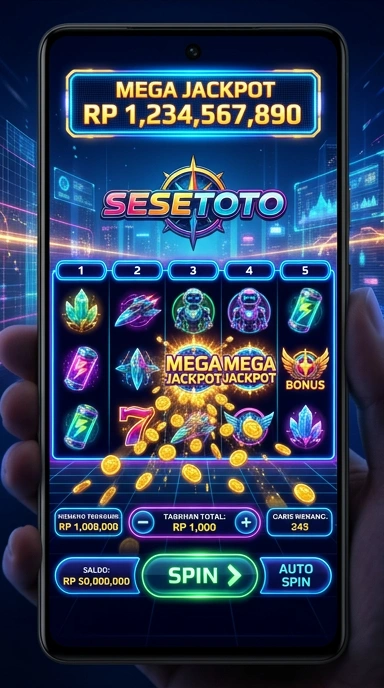 Cuplikan layar menu unduhan sesetoto untuk perangkat Android